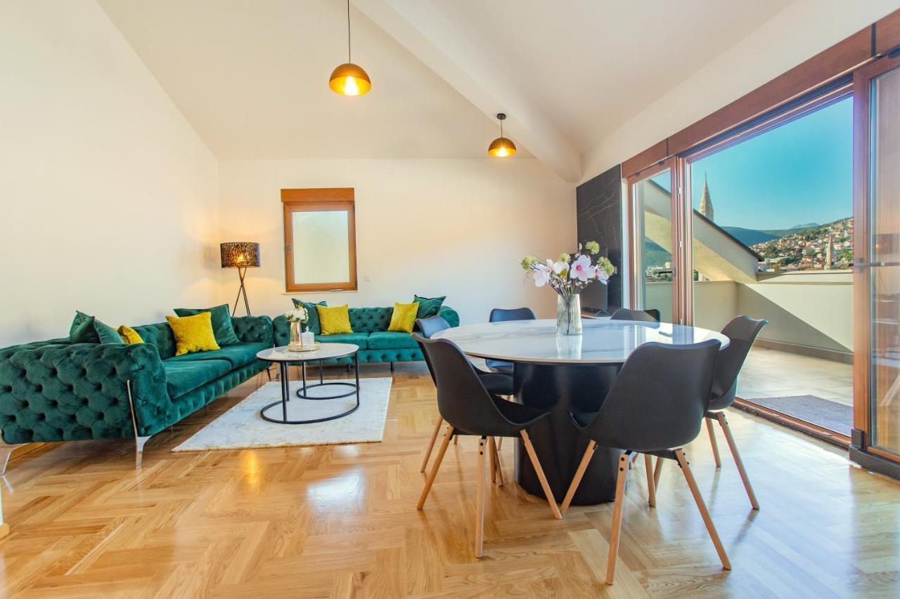Sky Penthouse Old Bridge With Sauna And Jacuzzi โมสตาร์ ภายนอก รูปภาพ